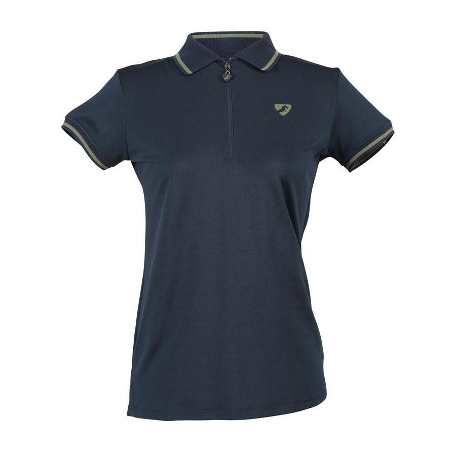 Shires Aubrion Parsons Tech Ladies Polo Shirt #colour_navy