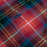 Hoggs of Fife Pitmedden Men's Flannel Check Shirt #colour_rust-check