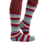 Horseware Ireland Softie Socks #colour_winter-ocean-stripes